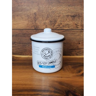 ECO-SOY Candle - BOAT HOUSE 9oz-  White Water Candle